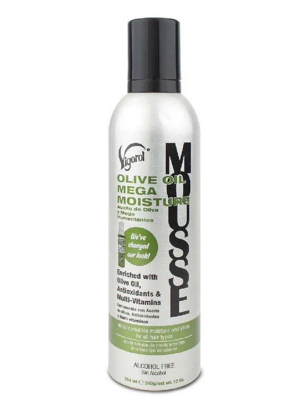 Vigorol Mousse Olive Oli Mega Moisture 354ml (340g/net)